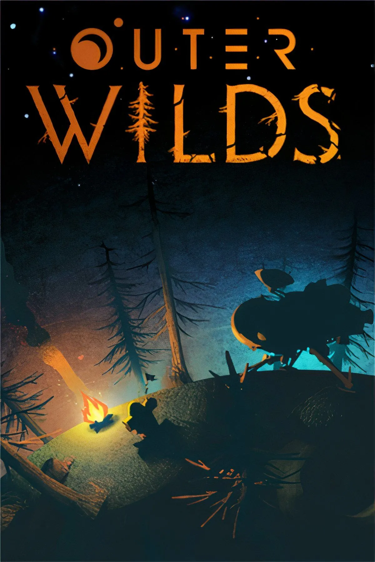 Tàu không gian của game Outer Wilds khám phá các hang động trong hệ mặt trời