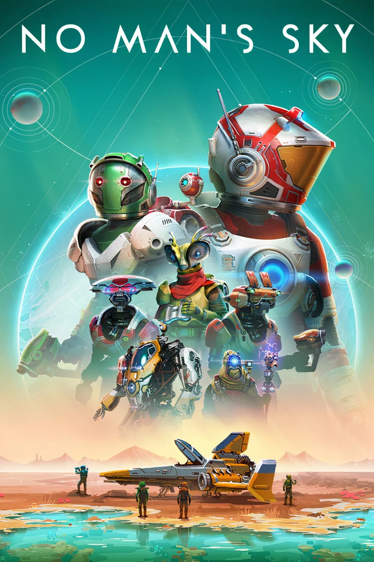 Tàu không gian trong No Man's Sky, tượng trưng cho hành trình hồi sinh của game