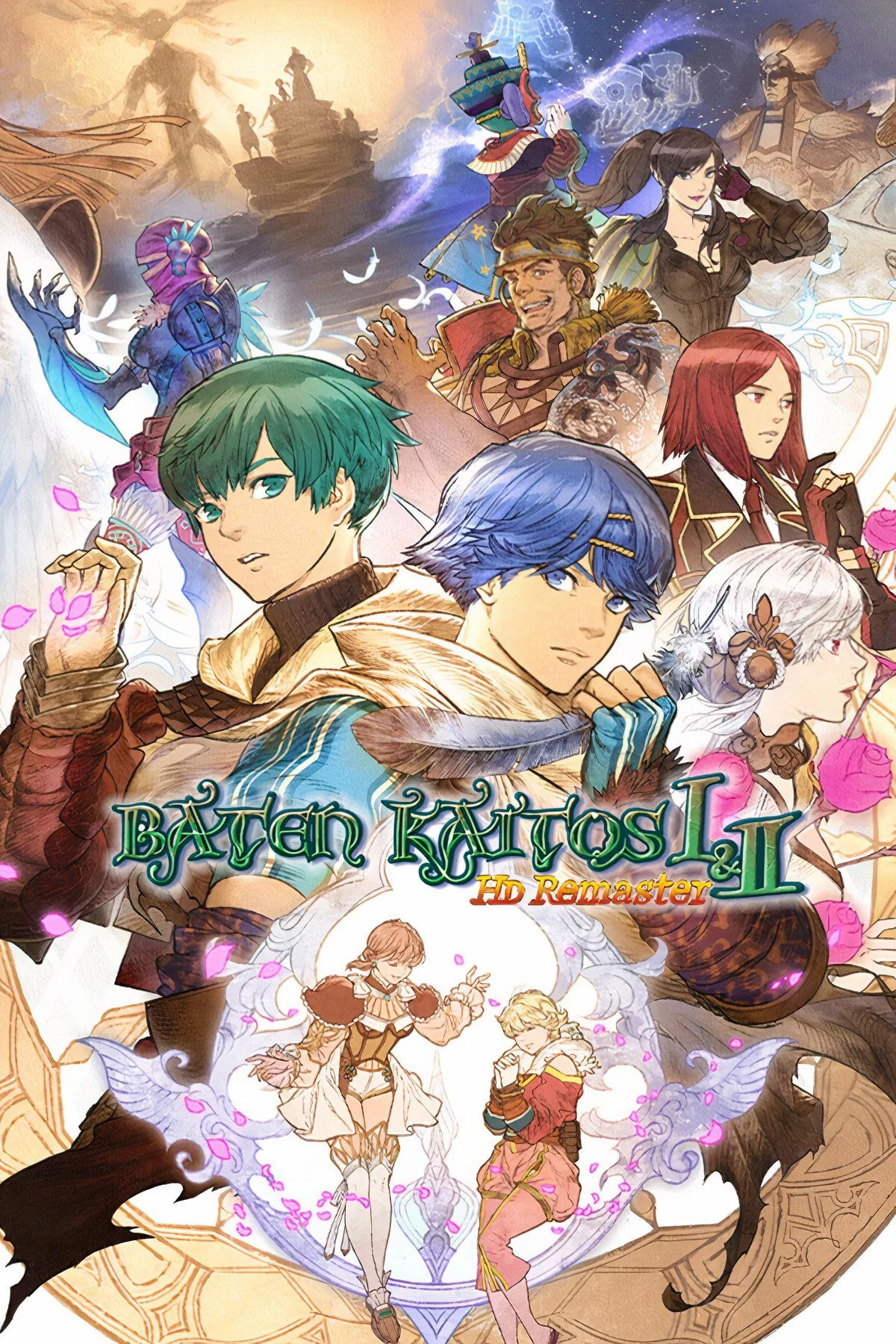 Thế giới đảo nổi huyền ảo và nhân vật chính Kalas trong game JRPG Baten Kaitos