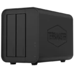 Thiết bị lưu trữ mạng NAS TerraMaster F2-424 với hai khay ổ đĩa
