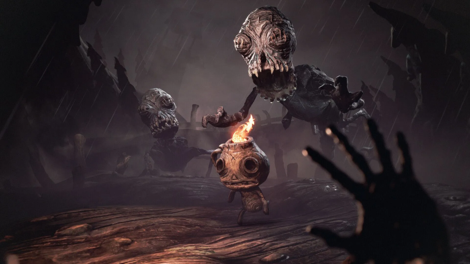 Thiết kế quái vật rùng rợn đặc trưng của game The Midnight Walk
