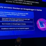 Thông báo từ Computex về việc Docker Desktop hỗ trợ Windows trên ARM và cho phép chạy mô hình AI trên chip Snapdragon X