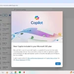 Thông báo về tính năng Copilot sẵn có trong OneDrive cho người dùng Microsoft 365, minh họa sự tích hợp AI.