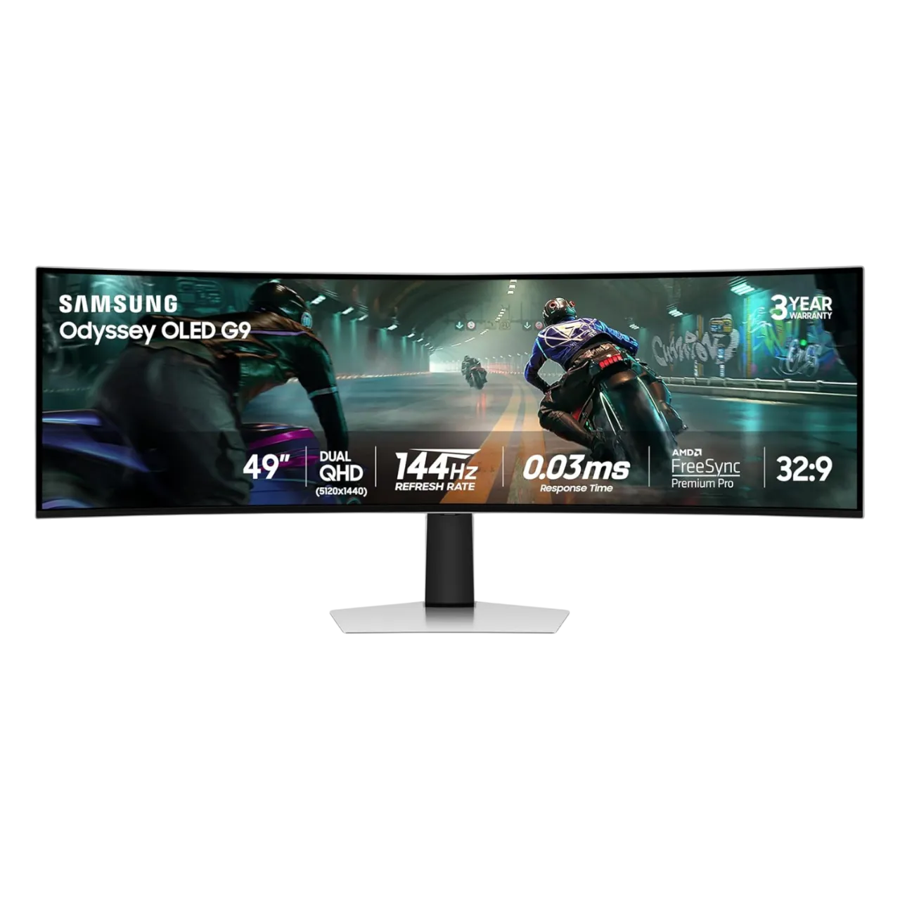 Tổng quan thiết kế màn hình gaming Samsung Odyssey OLED G9 (G91SD) 49 inch