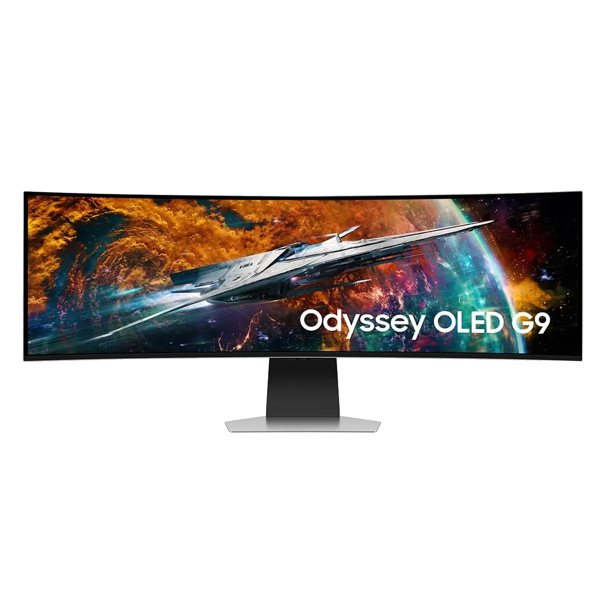 Tổng thể màn hình Samsung Odyssey OLED G9 (G95SC) với công nghệ QD-OLED