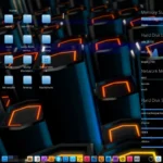 Trang chủ BlueStar Linux với giao diện KDE Plasma tinh chỉnh
