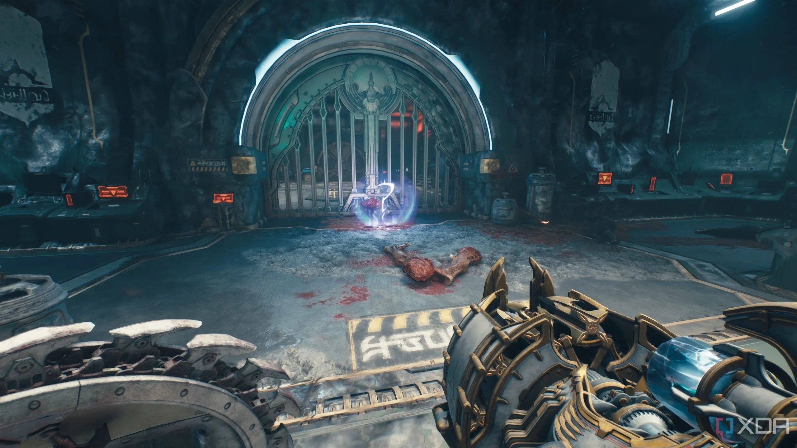 Vật phẩm Skin Vũ khí cho Chainshot trong khu vực bí mật 2 của Doom The Dark Ages Chương 12.