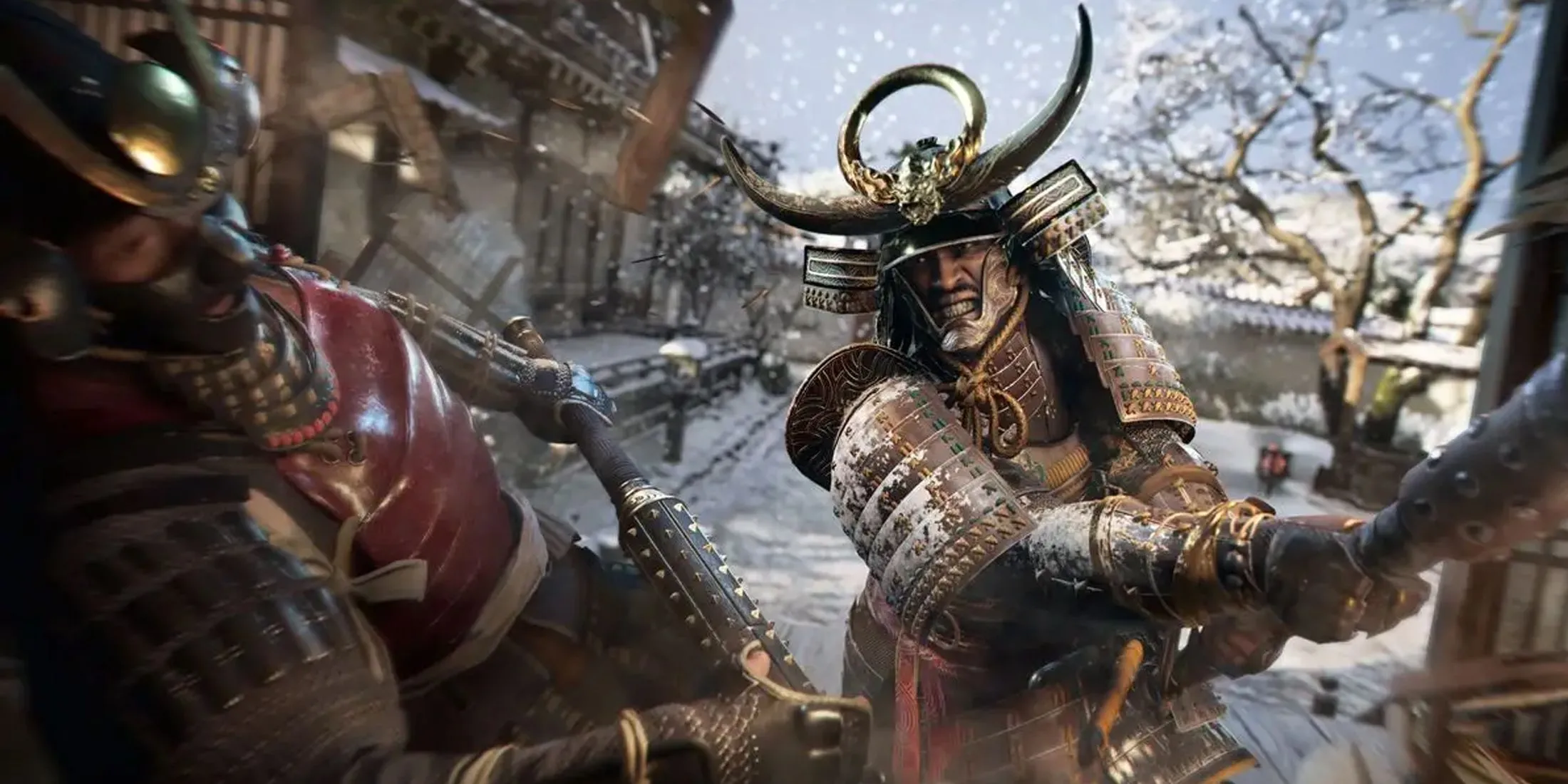 Yasuke đang vung kiếm trong Assassin's Creed Shadows, bối cảnh Nhật Bản phong kiến