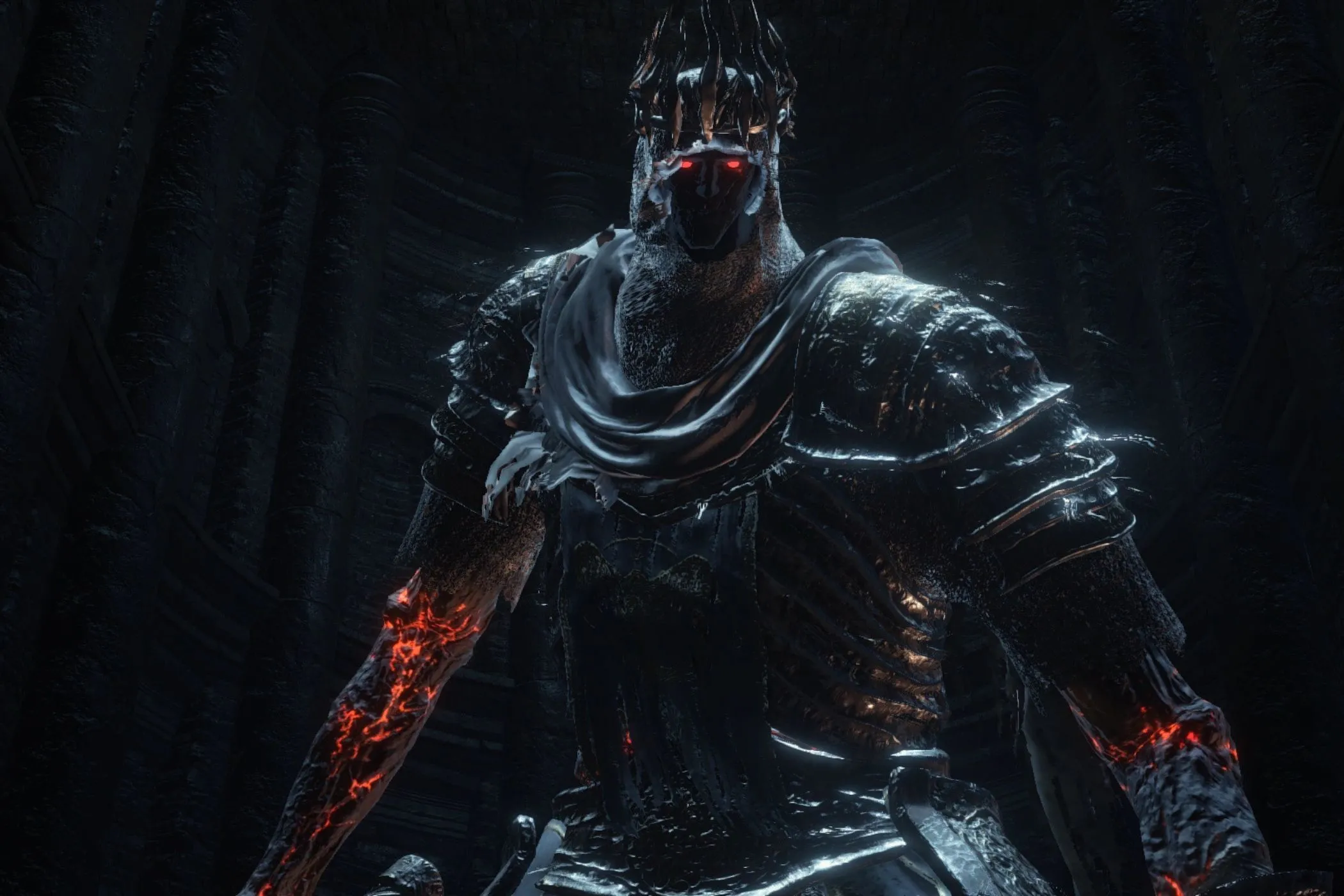 Yhorm Người Khổng Lồ từ Dark Souls 3, một trùm với sức mạnh áp đảo có thể tái xuất trong Elden Ring Nightreign.